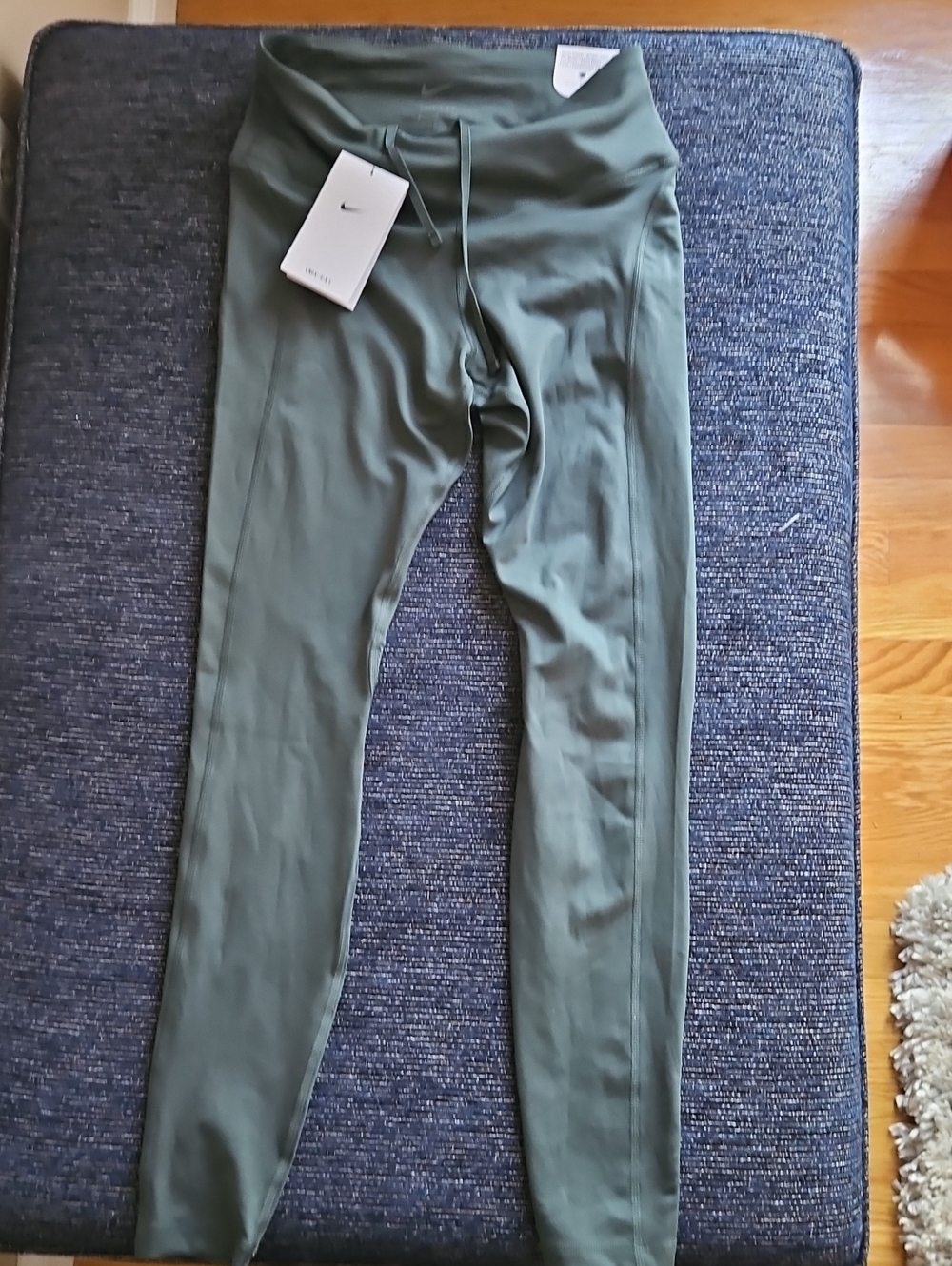 Nike Kids Olive Green Performance Leggings